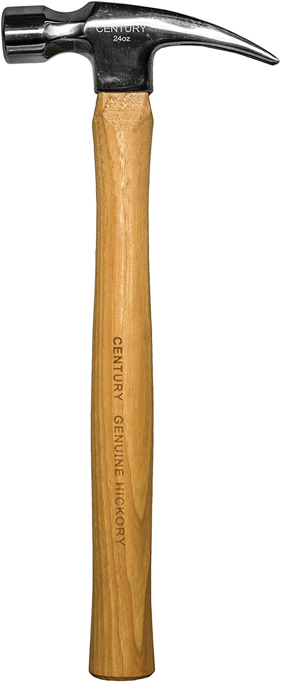 Century Drill And Tool Hammers Wood HandleE 24 Oz Straight 15-1/4″ Length