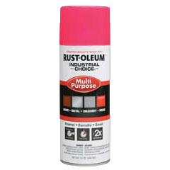 Rust-Oleum 1600 System Multi-Purpose Enamel Sprays 12 oz. Fluorescent Pink