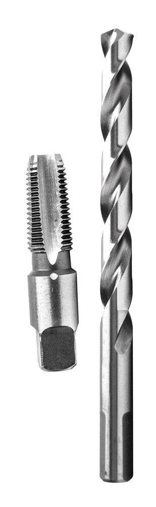 Century Drill And Tool Tap National Pipe Thread 1/4-18 Npt Drill Bit 7/16″ Combo Pack