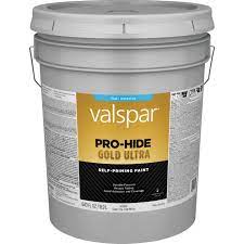 Valspar® Pro-Hide® Gold Ultra Interior Self-Priming Paint Flat 5 Gallon Super One Coat White