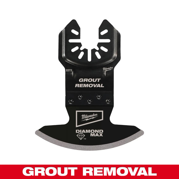 Milwaukee OPEN-LOK™ DIAMOND MAX™ Diamond Grit Grout Removal Multi-Tool Blade (1 Pack)