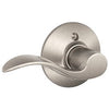 Satin Nickel Accent Left-Hand Dummy Lever Lockset