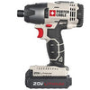 20-Volt Compact Cordless Impact Driver, 1/4-In., 2 Lithium-Ion Batteries