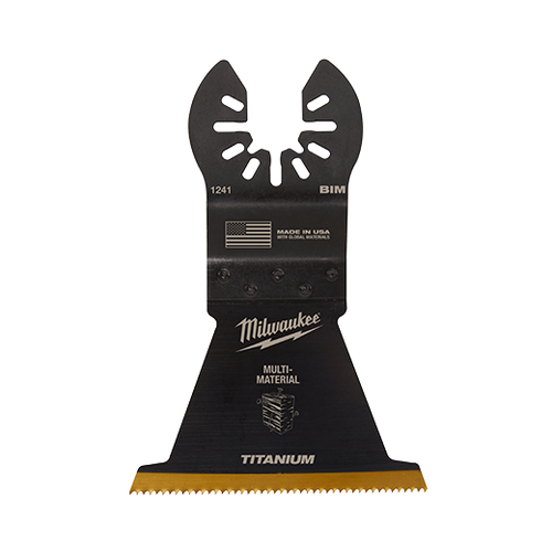 Milwaukee® Open-Lok™ 2 1/2 Titanium Enhanced Bi-Metal Multi-Material Blade 3pk