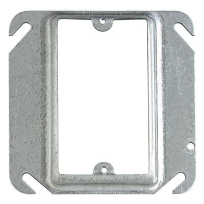 ABB Steel City Square Metal Electrical Box Flat Cover (4)