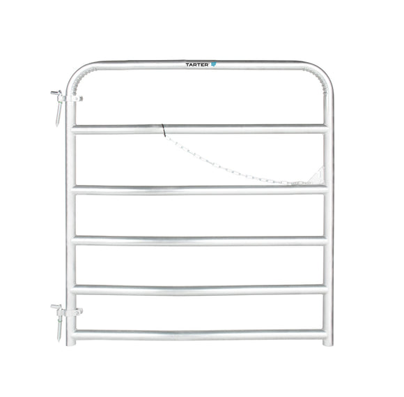 Tarter Galvanized 6 Bar Tube Gate