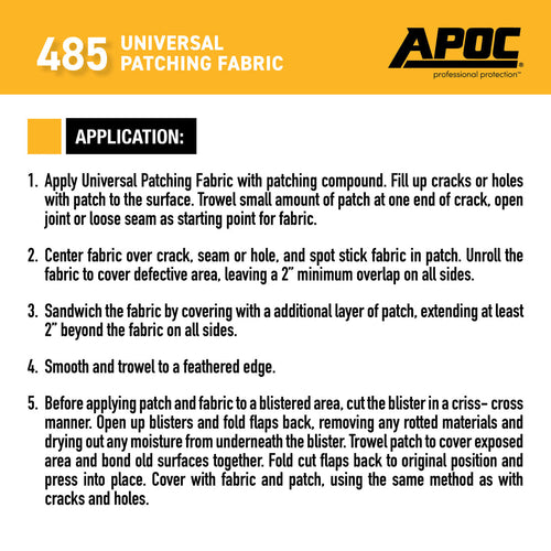 APOC® 485 Universal Patching Fabric