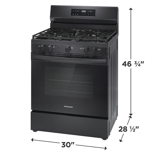 Frigidaire 30 Gas Range with Steam Clean