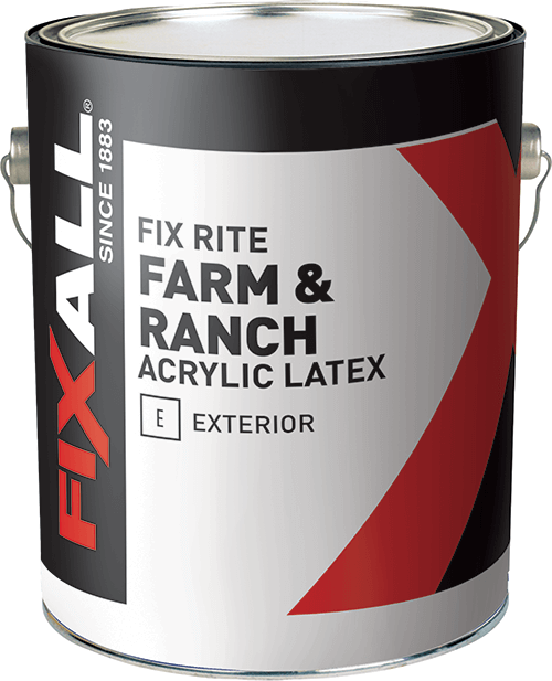 FixAll Fix Rite Farm & Ranch Exterior Latex Paint Black - 5 Gallon