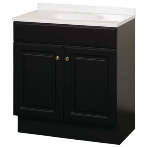 Zenith Home Raiased Panel Door Vanity Combo Espresso