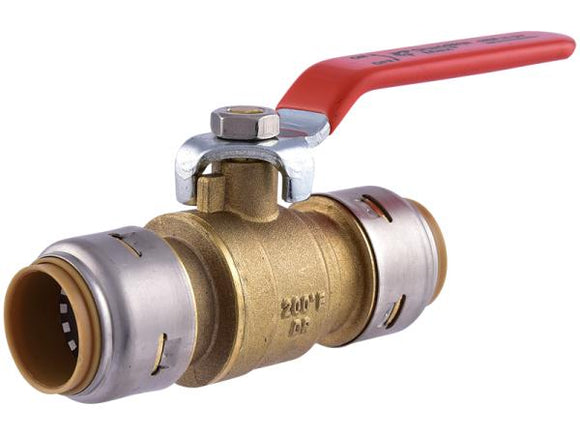 SharkBite Max Brass Push Ball Valve