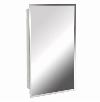 Zenith Beveled Swing Door Medicine Cabinet (26 in. H X 16 in. W X 4-1/2 in. D)