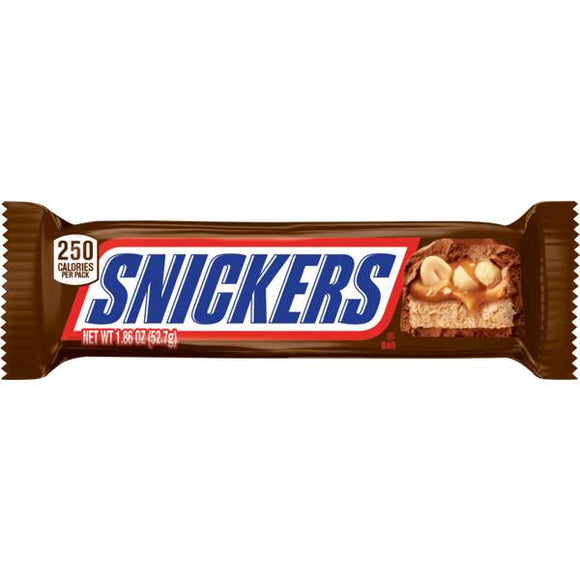 SNICKERS Singles Size Chocolate Candy Bars