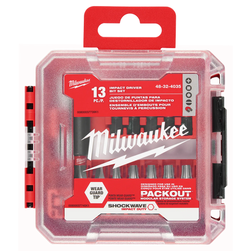 Milwaukee SHOCKWAVE™ Impact Duty Driver Bit Set - 13PC