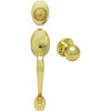 Hardware House/Locks 499186 49-9186 CP-Polished Brass Jemison/Helena Handleset