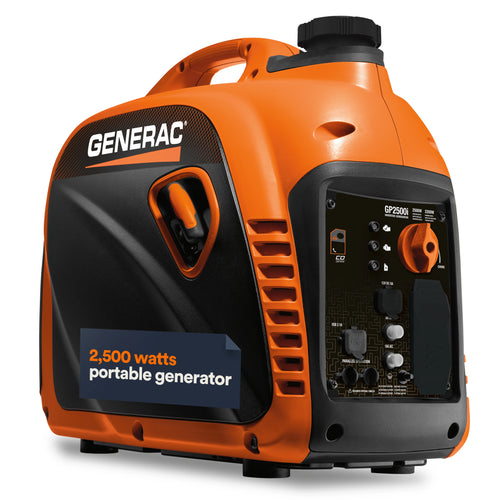 Generac Portable Inverter Generator, 2500i | With COsense 49ST