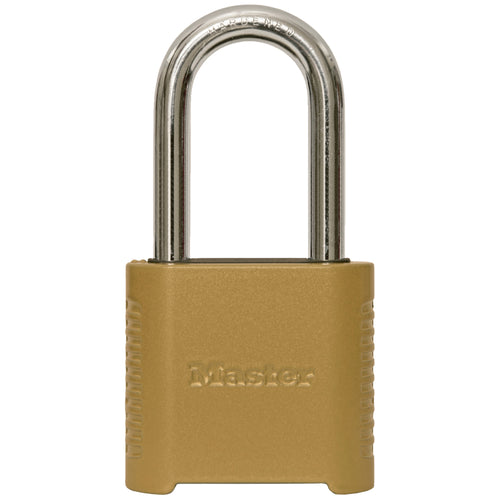 Master Lock 875DLH 2in (51mm) Wide Set Your Own Combination Padlock with 2in (51mm) Shackle