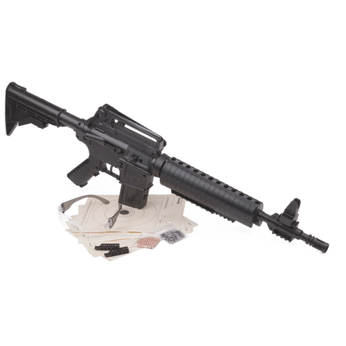 Crosman® M4-177 .177 Pellet / BB Pneumatic Pump Air Rifle, Safety Glasses and Target Kit