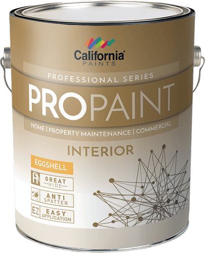 California Products Propaint Interior Paint Eggshell Super Hide White 1 Gallon
