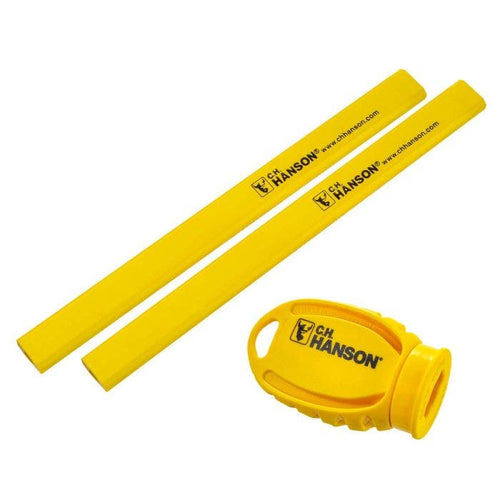 C.H. Hanson 2 Carpenter Pencils With 1 Sharpener