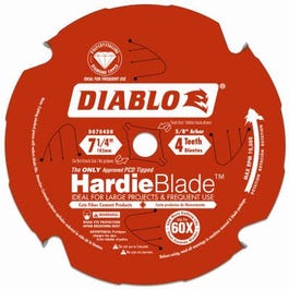 7-1/4-In. 4-TPI Fiber Cement Saw Blade