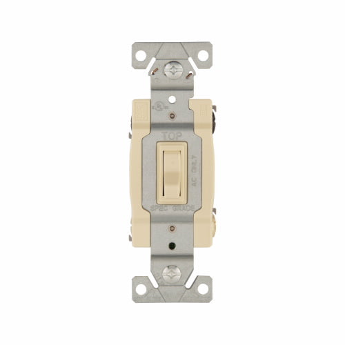 Eaton Cooper Wiring Toggle Switch 15A, 120V Ivory