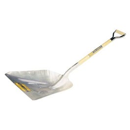 Grain Scoop, Steel D-Grip, 29-In.Wood Handle