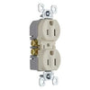 Pass & Seymour 15A/125V Trademaster® Tamper-Resistant Duplex Receptacle, Light Almond (15A/125V, Light Almond)