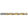 Drill Bit, Titanium, Jobber Length, 3/8-In.
