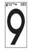 Hy-Ko Number 9 Vinyl lettering Reflective House 4 in.
