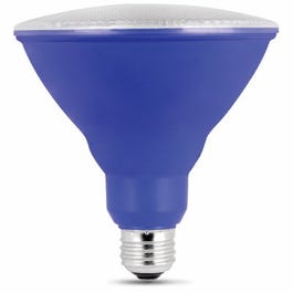 LED Light Bulb, Par38, Blue, 8-Watt