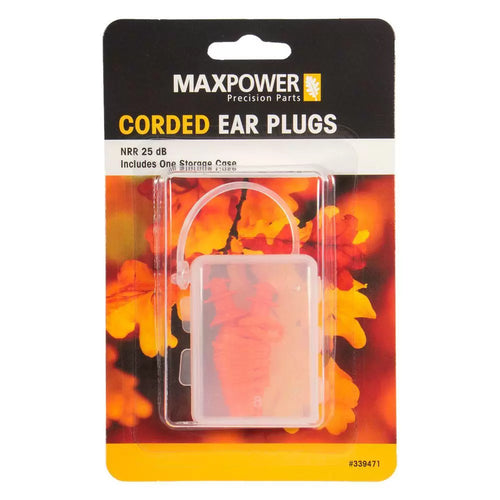 Maxpower 10 Piece Corded Ear Plugs PDQ Display