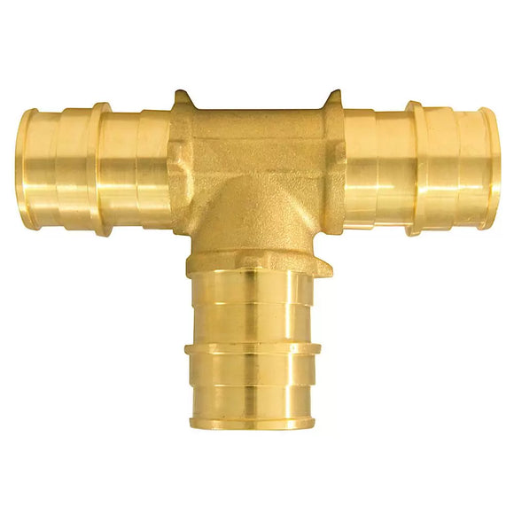 Apollo 3/4 in. Brass PEX-A Barb Tee Fitting