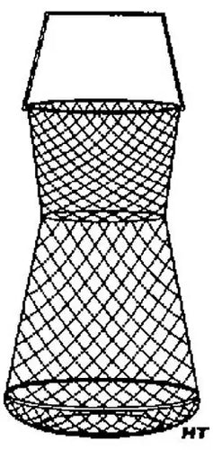 H.T. Enterprises Wire Fish Basket 13