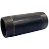 Pipe Fitting, Black Nipple, 2 x 6-In.