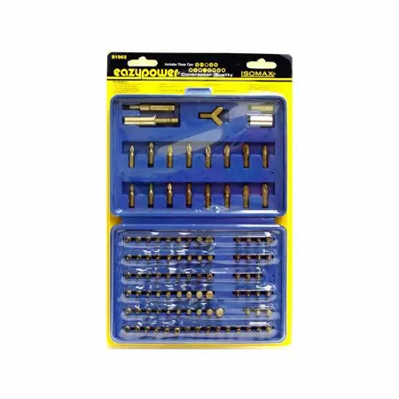 Eazypower Socket Set Security Hex Key Tip Box Assortment Metal Hand Tool 100 Pc