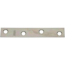 4-Pk., 4 x 5/8-In. Zinc Mending Plate