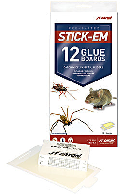 J.T. Eaton Stick-Em Mouse & Insect Glue Trap