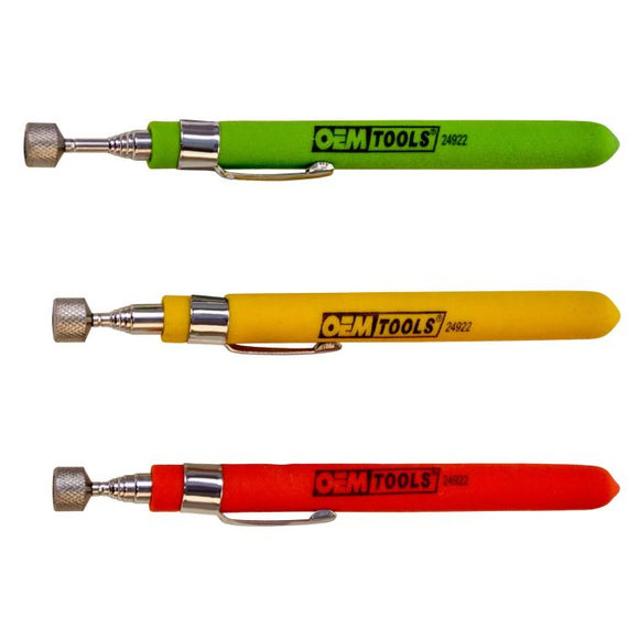 Great Neck Saw Manufacturing OEMTOOLS Neon Pocket Telescoping Magnetic Pick-up Tool