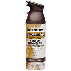 Rust-Oleum® Forged Hammered Spray Paint Burnished Amber (11 Oz, Burnished Amber)