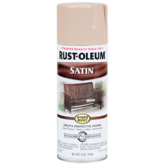 Rust-Oleum® Satin Enamel Spray French Beige (340g, French Beige)