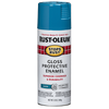 Rust-Oleum® Protective Enamel Spray Paint Gloss Lagoon (12 Oz, Gloss Lagoon)