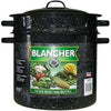 Graniteware Covered Blancher, Black Ceramic on Steel, 7-Qt.