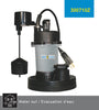 Burcam 300710Z Submersible Sump Pump Vertical Switch 1/2HP 115V