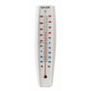 Big & Bold 15 x 3-Inch White Outdoor Tube Thermometer