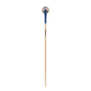 Seymour Midwest Rotary Turf Edger, Double Wheel, 6" Blade, Hardwood Handle