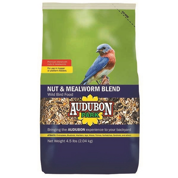 Audubon Park Nut & Mealworm Blend Wild Bird Food (14 lbs)