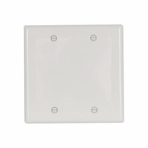Eaton Cooper Wiring Blank Wallplate, White