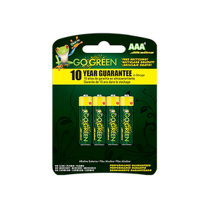 GoGreen Power® AAA Alkaline 4pack