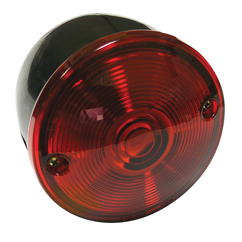 REESE Towpower Round Tail Lite w/License Lite 4 Red